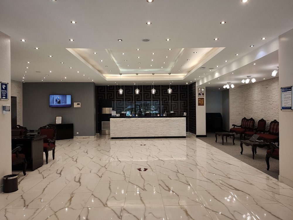 Hotel Lobby seating area